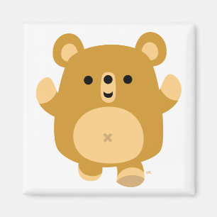 Imã Ímã afectuoso do urso dos desenhos animados