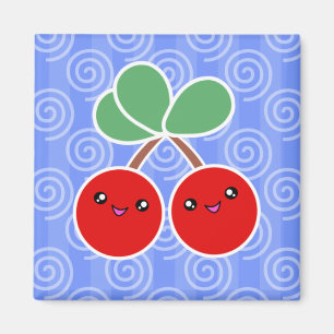 Imã Ímã alegre de Kawaii da cereja