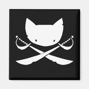 Imã Ímã alegre do pirata do gatinho