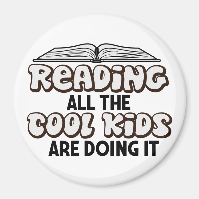 Imã Ímã Amante de Ler Livros (Frente)