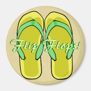 Imã Ímã amarelo dos flip-flops