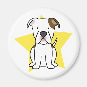 Imã Ímã americano do buldogue da estrela de Kawaii