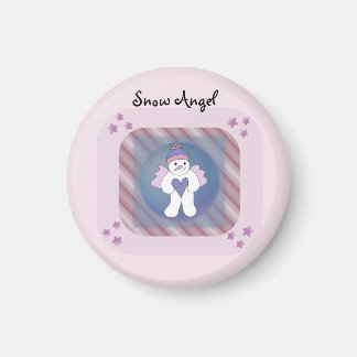 Imã Ímã Anjo da Neve Rosa