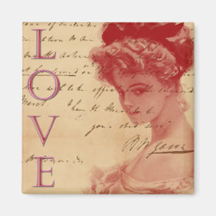 Imã Ímã antigo da carta de amor