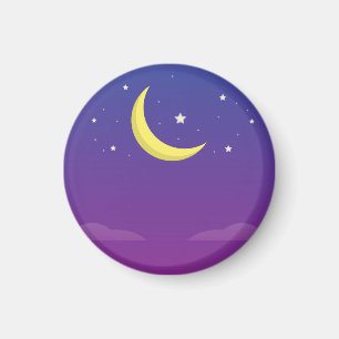 Imã ímã arredondado à noite