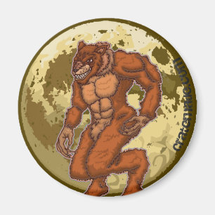 Imã Ímã assustador da lua do homem-lobo