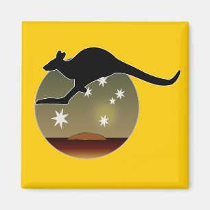 Imã Ímã australiano do ícone do canguru