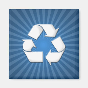 Imã Ímã azul 001 do reciclar