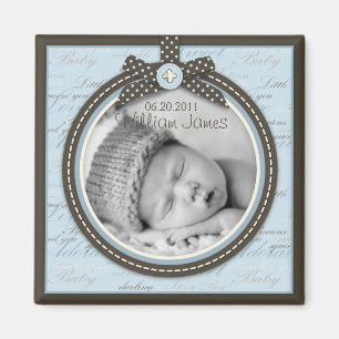 Imã Ímã azul 2 da foto dos pequenos dedos do pé