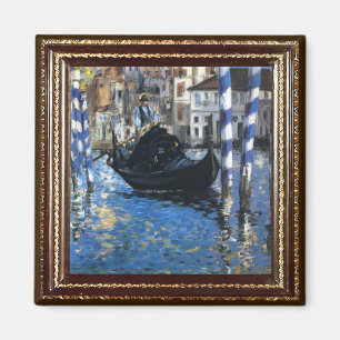 Imã Ímã azul da obra-prima de Manet Veneza