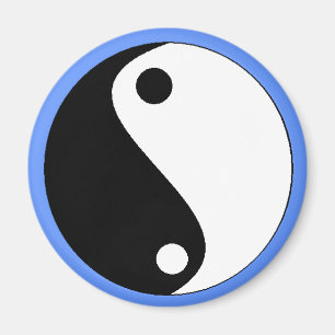 Imã Ímã azul de YIN-YANG - personalizado