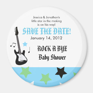 Imã Ímã azul do favor do chá de fraldas da ESTRELA 