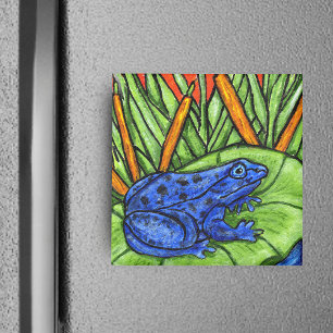 Imã Ímã azul do sapo de Pois0n