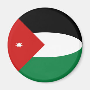 Imã Ímã Bandeira Olho de Peixe da Jordânia