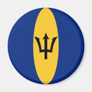 Imã Ímã Bandeira Olho de Peixe de Barbados