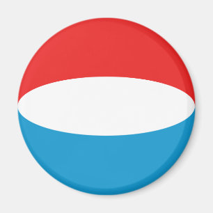 Imã Ímã Bandeira Olho de Peixe do Luxemburgo