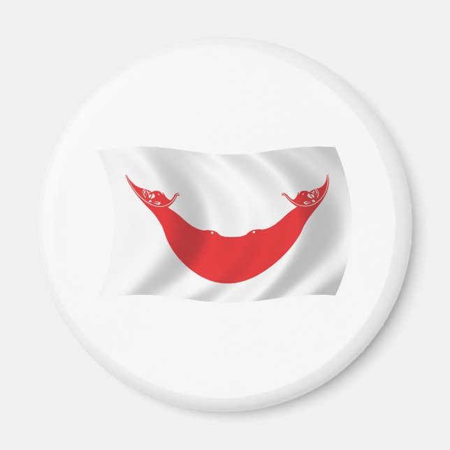 Imã Ímã Bandeira Rapa Nui (Frente)