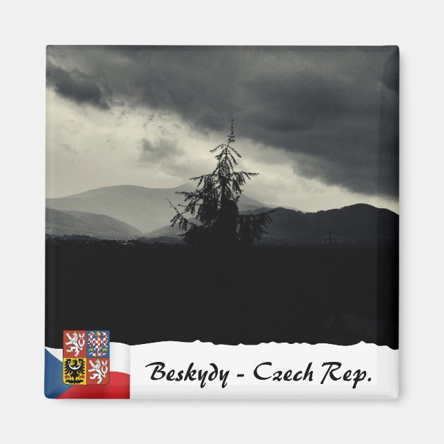 Imã Ímã Beskydy, Lysa Hora, Morava, República Tcheca (Frente)