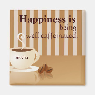 Imã Ímã bom de Caffeinated para amantes do café