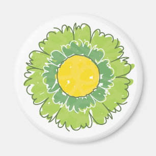 Imã Ímã bonito da flor - verde