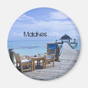 Imã Ímã bonito da praia de Maldives
