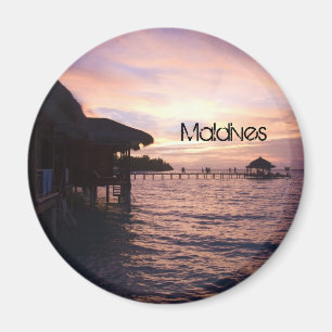 Imã Ímã bonito da praia de Maldives