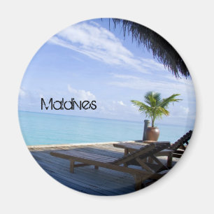Imã Ímã bonito da praia de Maldives