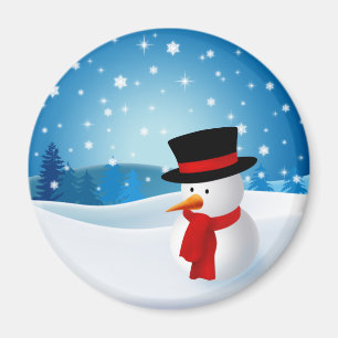 Imã Ímã bonito do boneco de neve
