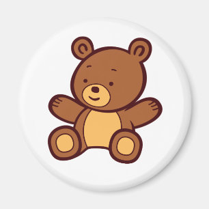 Imã Ímã bonito do urso de ursinho dos desenhos