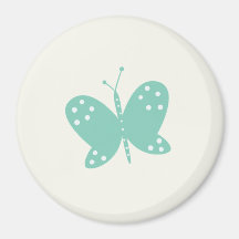 Ímã Borboleta Verde