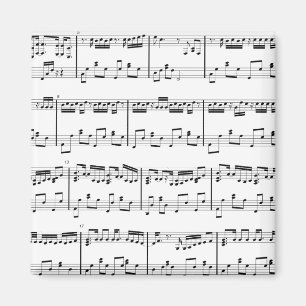 Imã Ímã branco da partitura