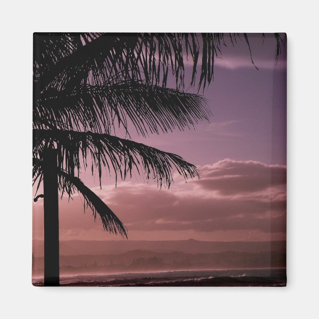 Imã Ímã Brilho da Tarde Coolangatta Austrália (Frente)
