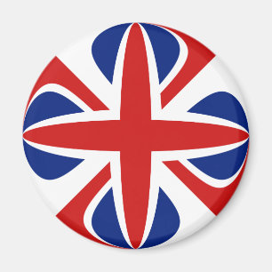 Imã Ímã BRITÂNICO da bandeira de Fisheye