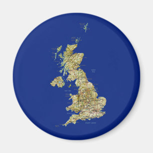 Imã Ímã BRITÂNICO do mapa