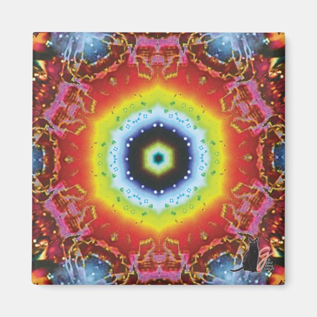 Imã Ímã Caleidoscópio Oculus (Frente)