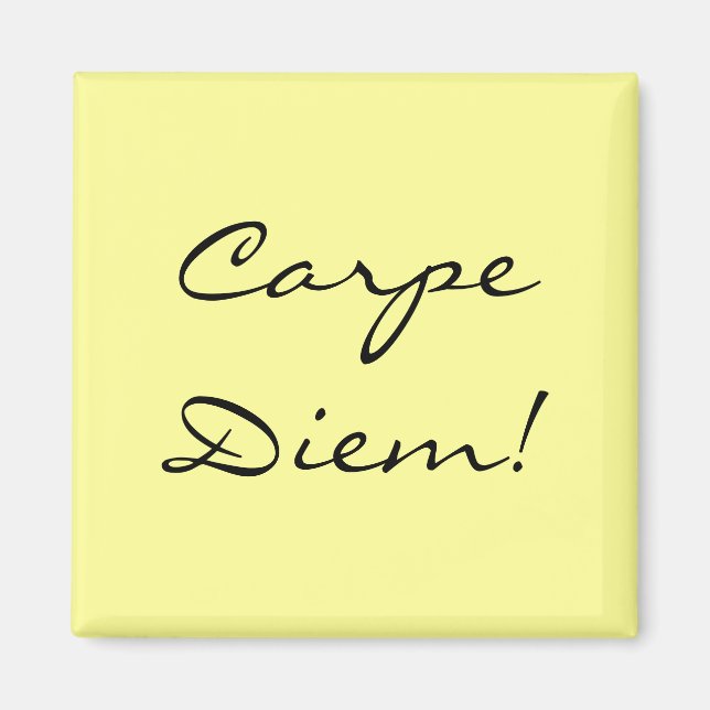 Imã ímã Carpe Diem (Frente)