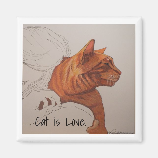 Imã ímã: Cat é Amor (Frente)