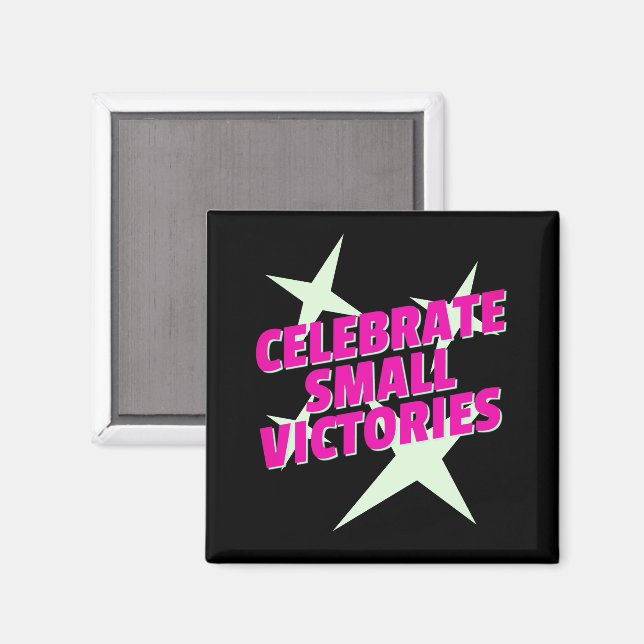 Imã Ímã Celebre Pequenas Vitórias (Front/Back)