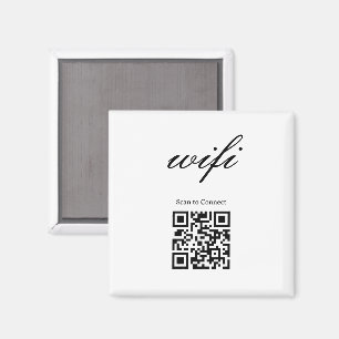 Imã Ímã Código Qr Wifi Moderno