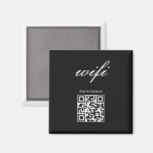 Ímã | Código Qr Wifi Moderno