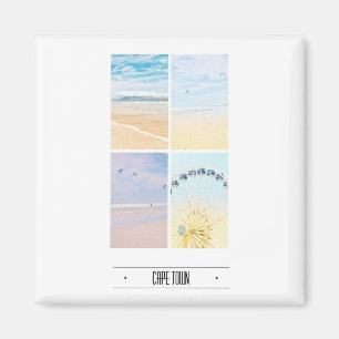 Imã Ímã Colagem da Montanha da Mesa Cidade do Cabo Pas