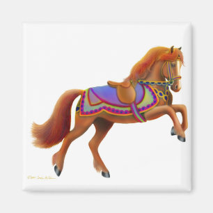 Imã Ímã colorido do cavalo do circo