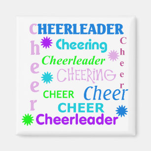 Imã Ímã colorido do cheerleader