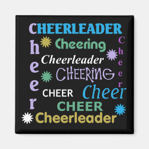 Imã Ímã colorido do cheerleader