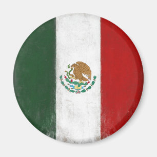 Imã Ímã com a bandeira afligida de México