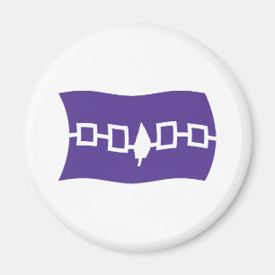 Imã Ímã com a Bandeira da Confederação Iroquesa