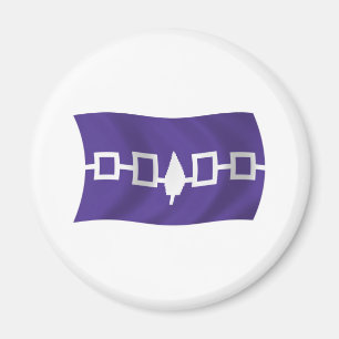 Imã Ímã com a bandeira da Confederação Iroquesa