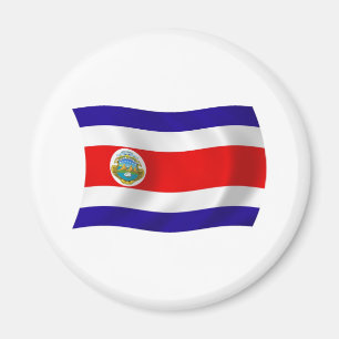 Imã Ímã com a Bandeira da Costa Rica