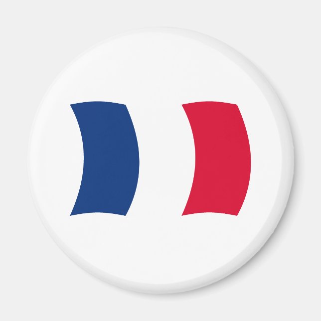 Imã Ímã com a Bandeira da França (Frente)