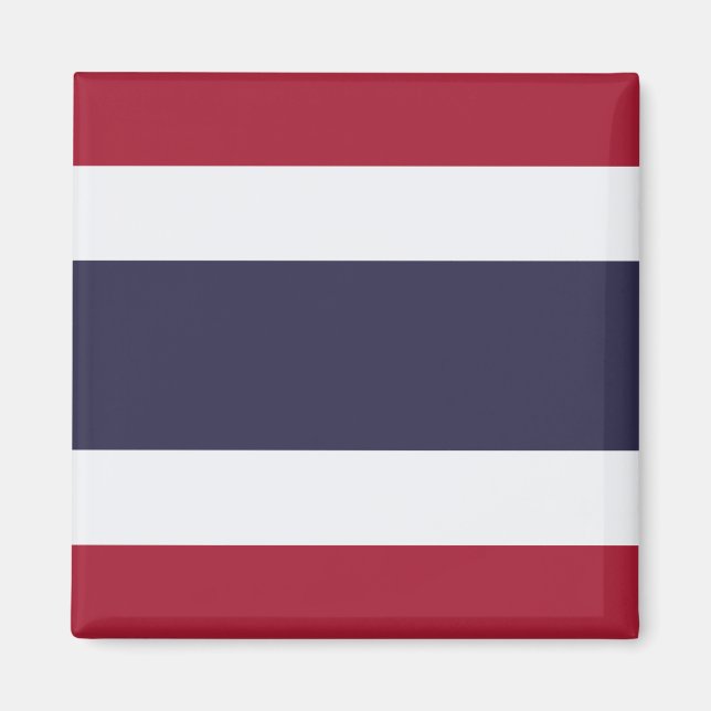 Imã Ímã com a Bandeira da Tailândia (Frente)